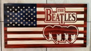 THE BEATLES (RED/WHITE/BLUE)